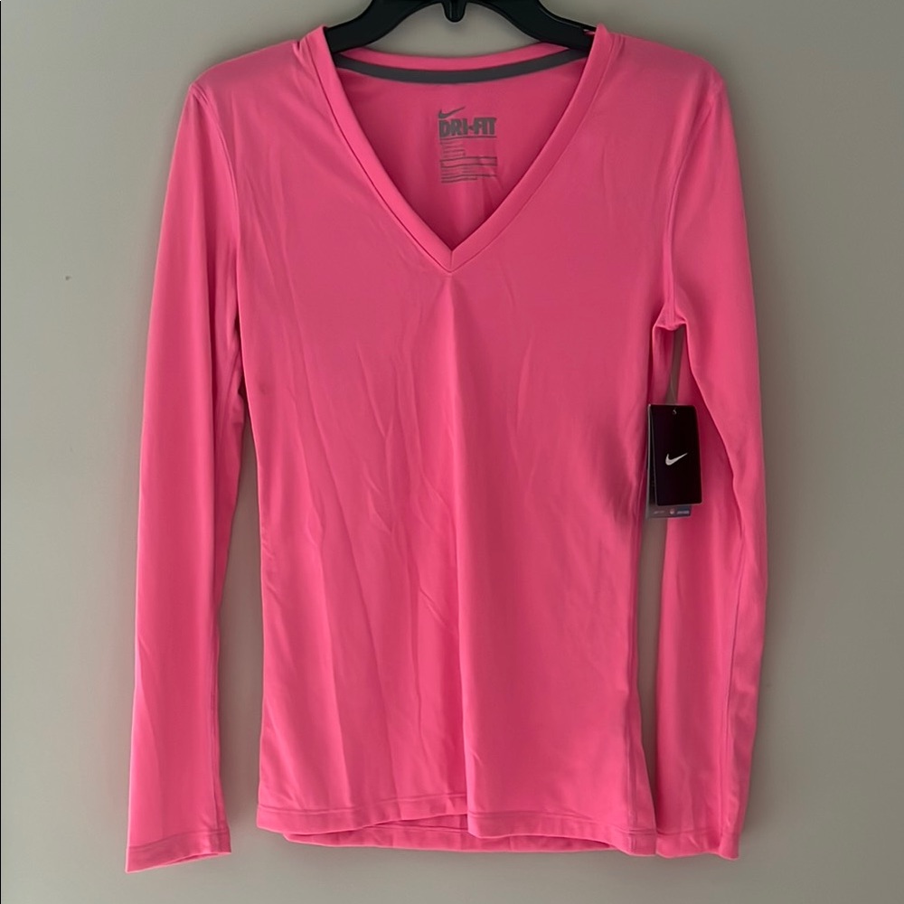 Nike Women's Pink Long Sleeve Top